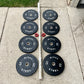 RIVAL STEEL 230lb Blackout Bumper Plate Weight Set