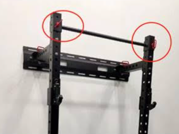 RIVAL STEEL Foldable Wall-Mounted Squat Rack